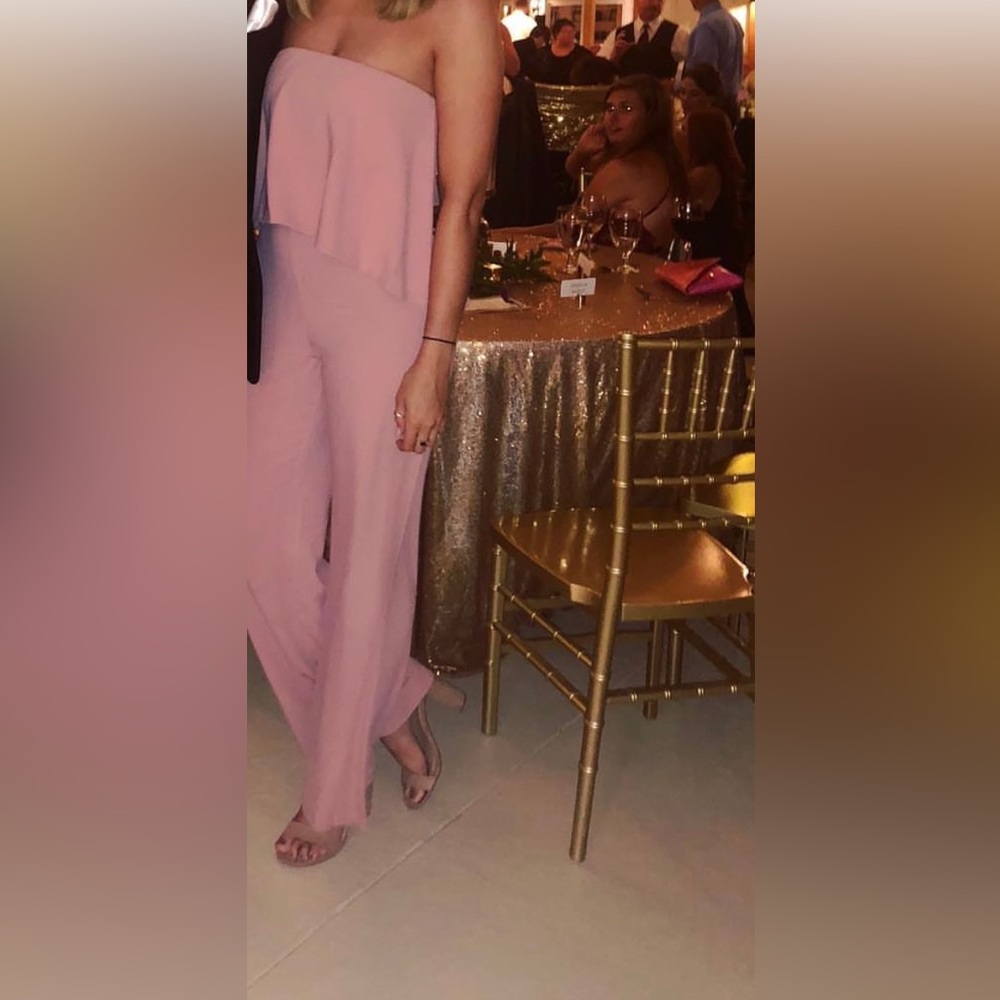 Blush jumpsuit.